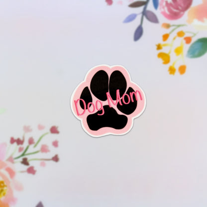 Dog Mom Pink Sticker