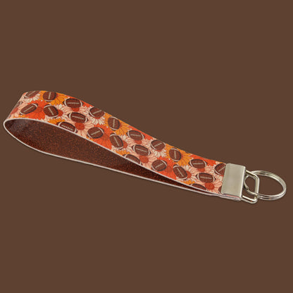 Football Season Wristlet Keychain