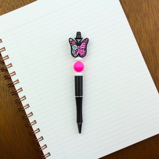 Breast Cancer Awareness Butterfly Pen