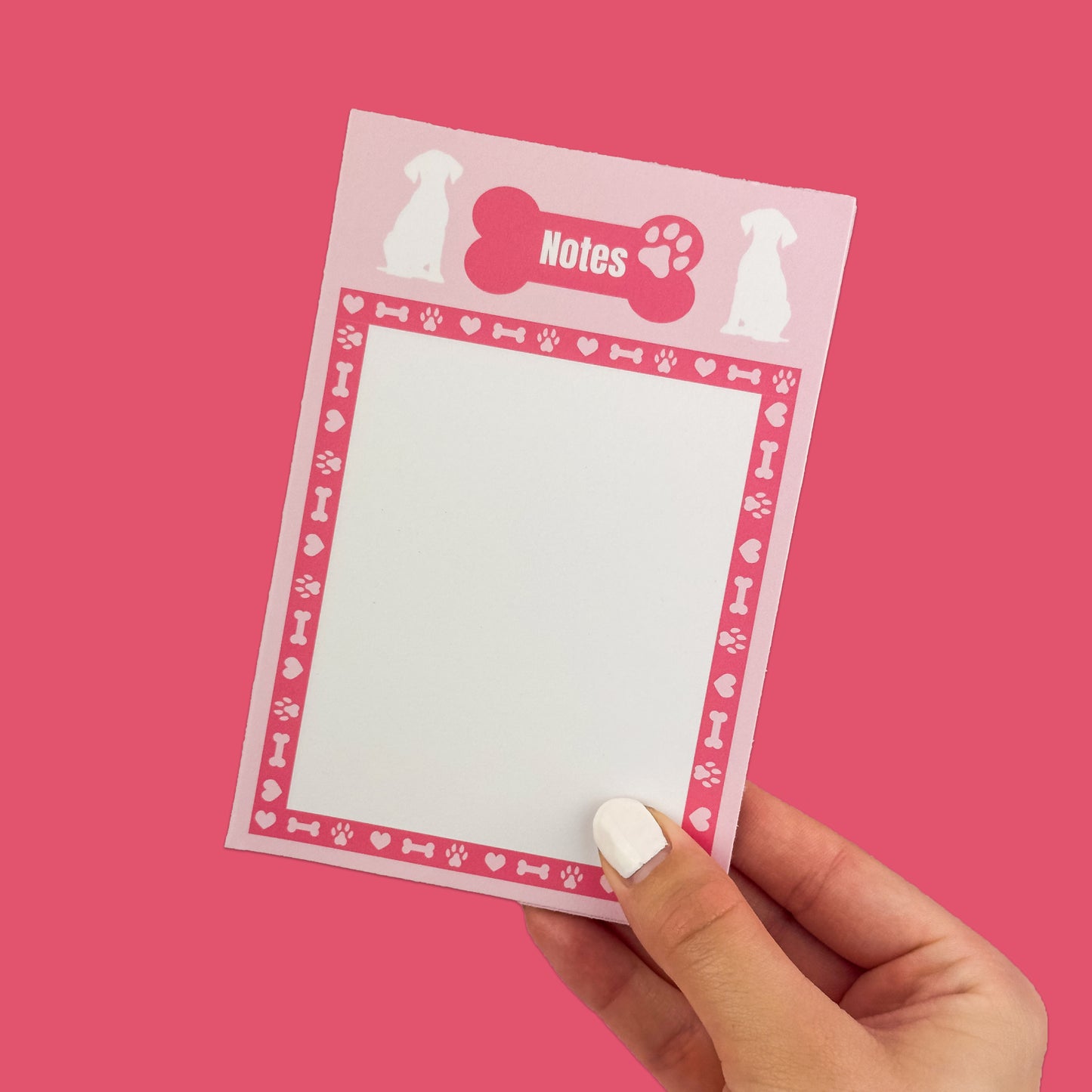 Pink Puppy Notepad