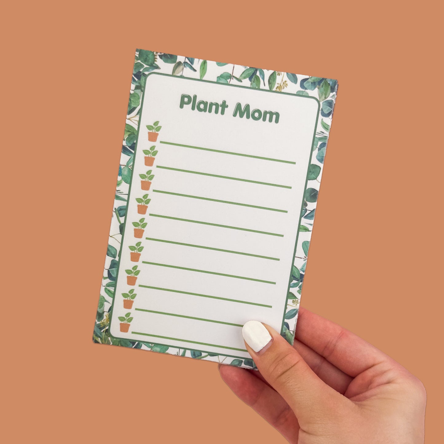 Plant Mom To Do List Notepad