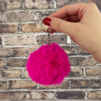 Pom Pom Keychain