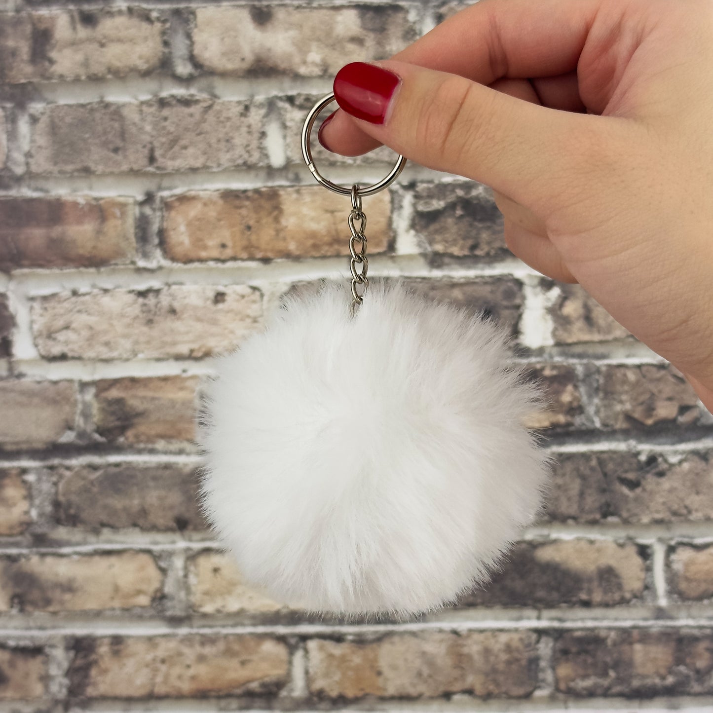 Pom Pom Keychain