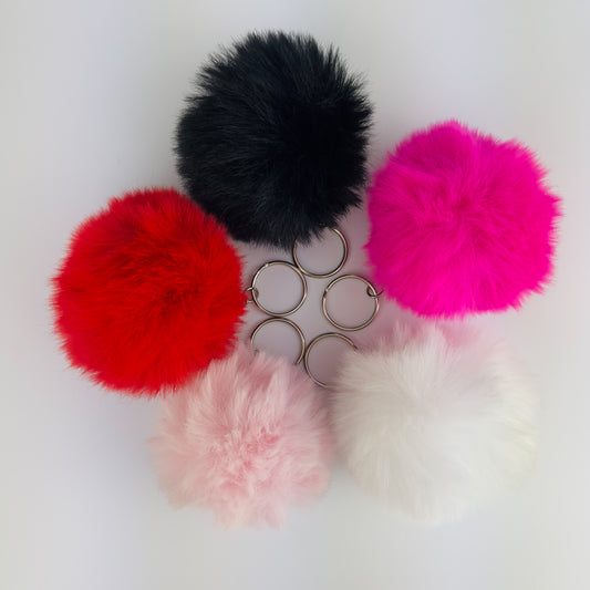 Pom Pom Keychain