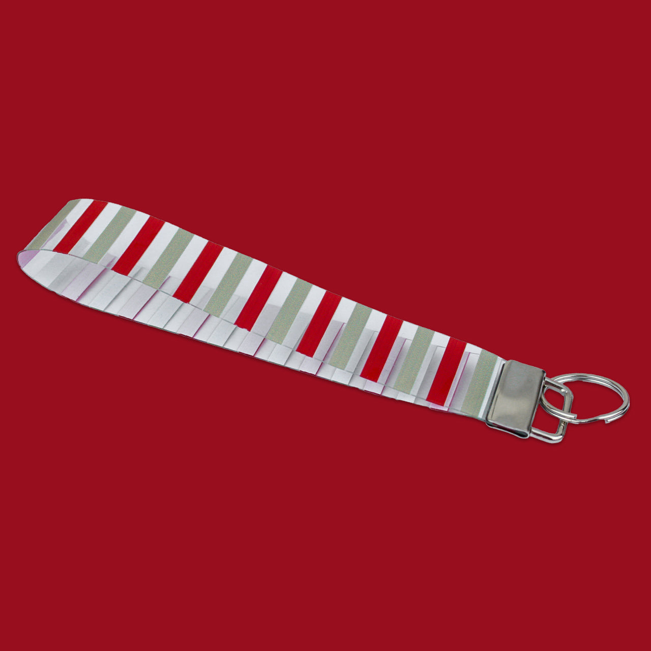 Wrapping Paper Wristlet Keychain